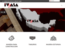Tablet Screenshot of maderasivyasa.com